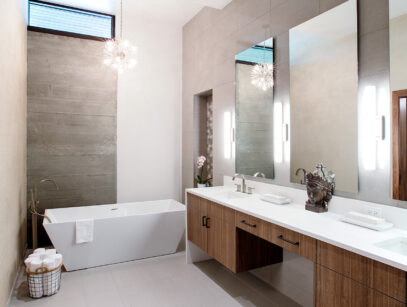 Model Home Bathroom made by Sawtooth Concepts